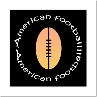 American football - Dark Posters and Art